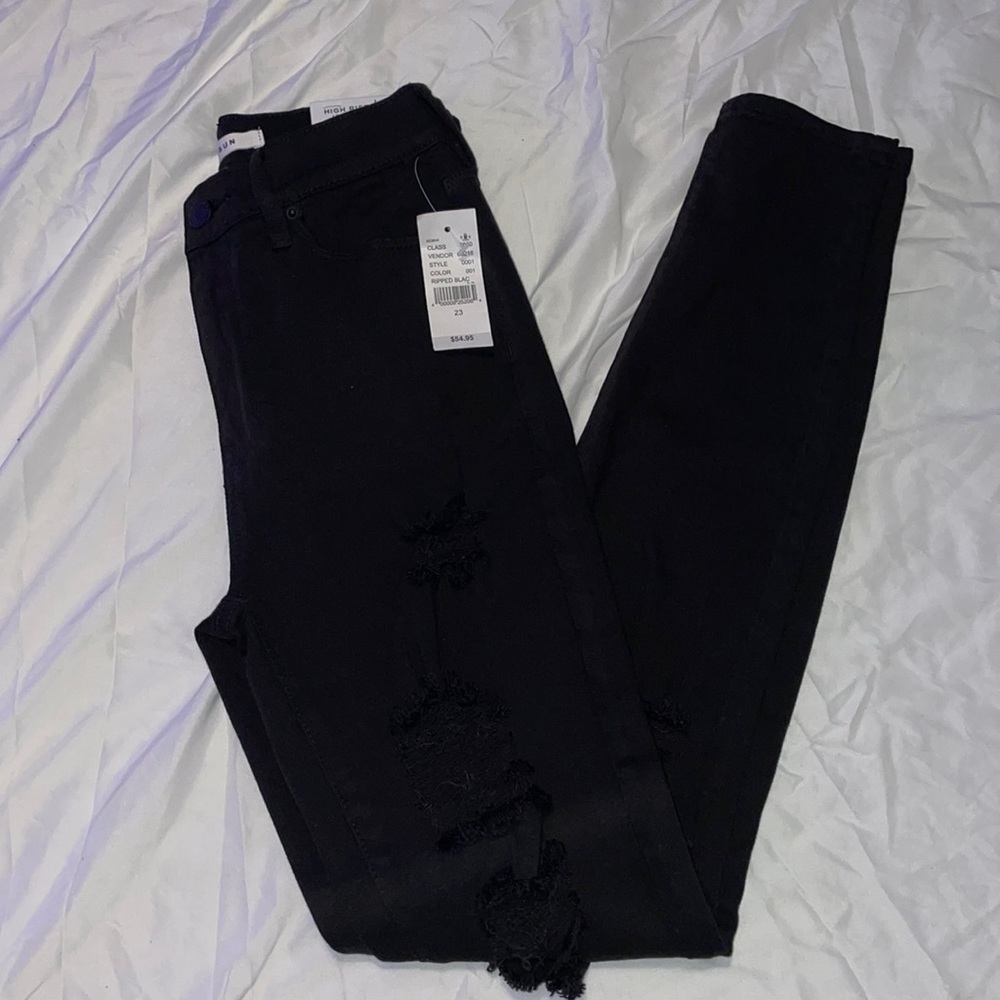 NWT PacSun high rise Jegging. Size 23. Black